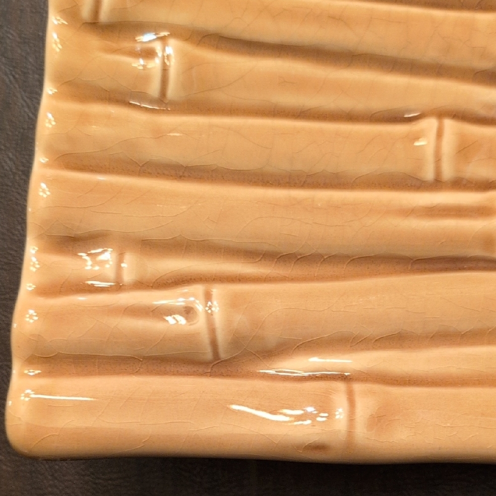 Rectangular Bamboo Design Tray - Picture 3 of 4